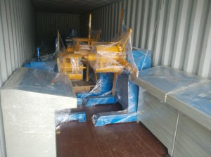 rack roll forming machine loading 2