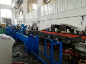 Rack C bracing making machine