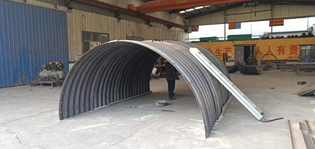 Metal Culvert Pipe bending machine