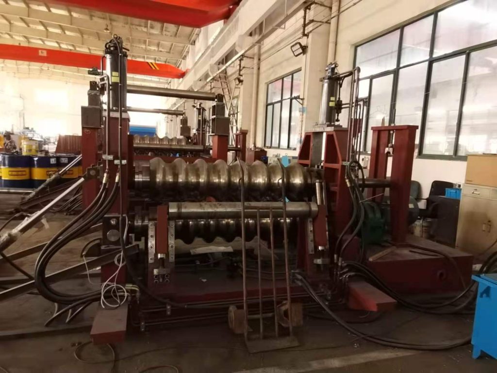 Metal Culvert Pipe Bending Machine 