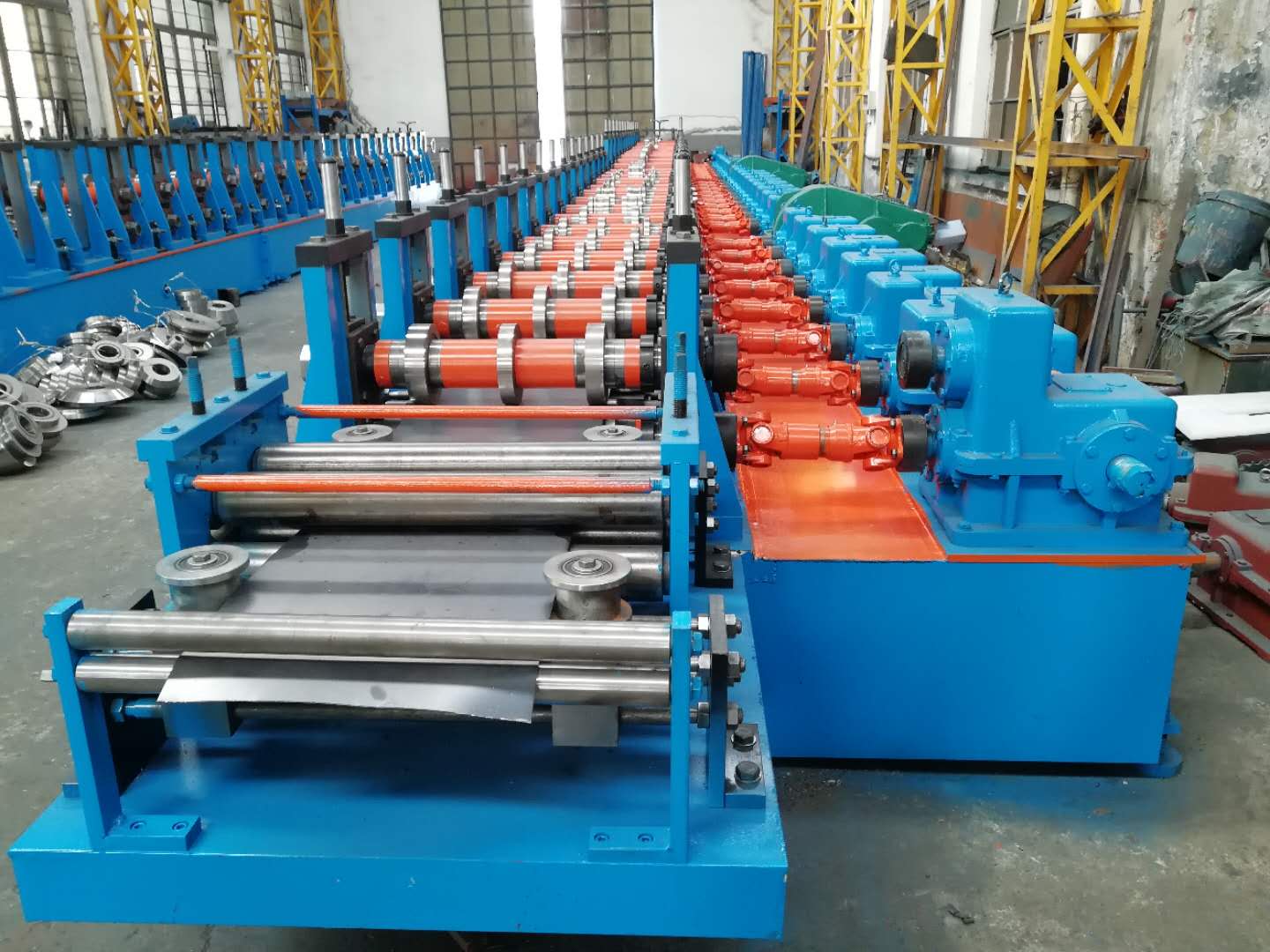 Patented New Type Racking Box Beam Cold Roll Forming Machine