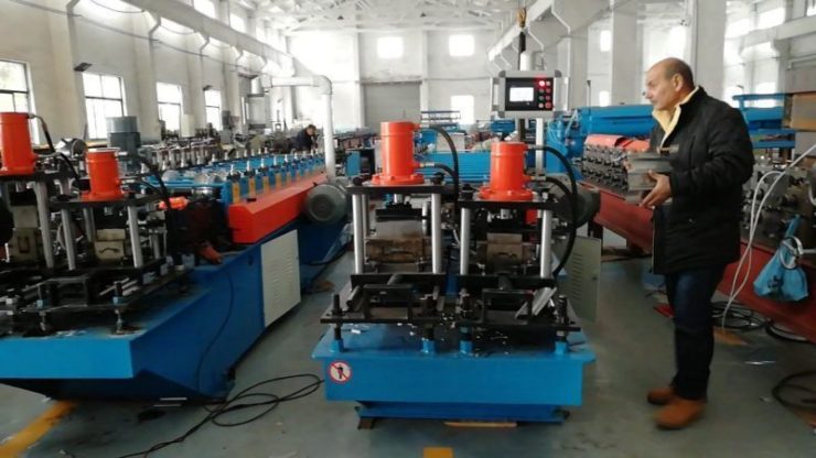 shutter door cold roll forming machine